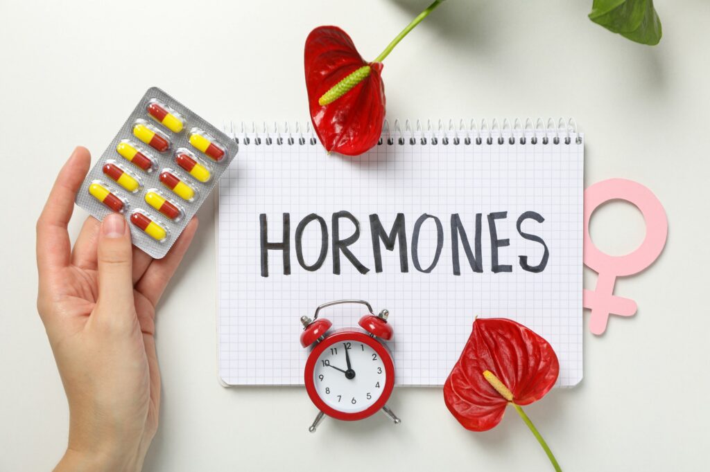 The concept of treatment with hormonal drugs.